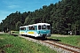 VEB Bautzen 7/1963 - UBB "772 201-0"
25.08.1999 - Trassenmoor, (Usedom) Haltepunkt
Michael Uhren